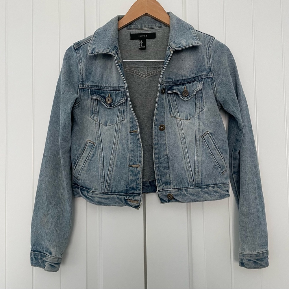 Forever 21 Light Blue Denim Jacket